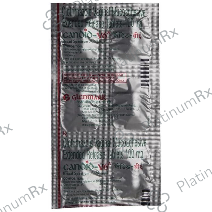Candid V6 100mg Tablet ER 6s