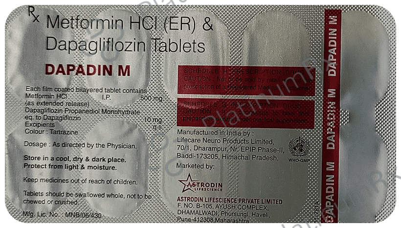 Dapadin M Tablet ER