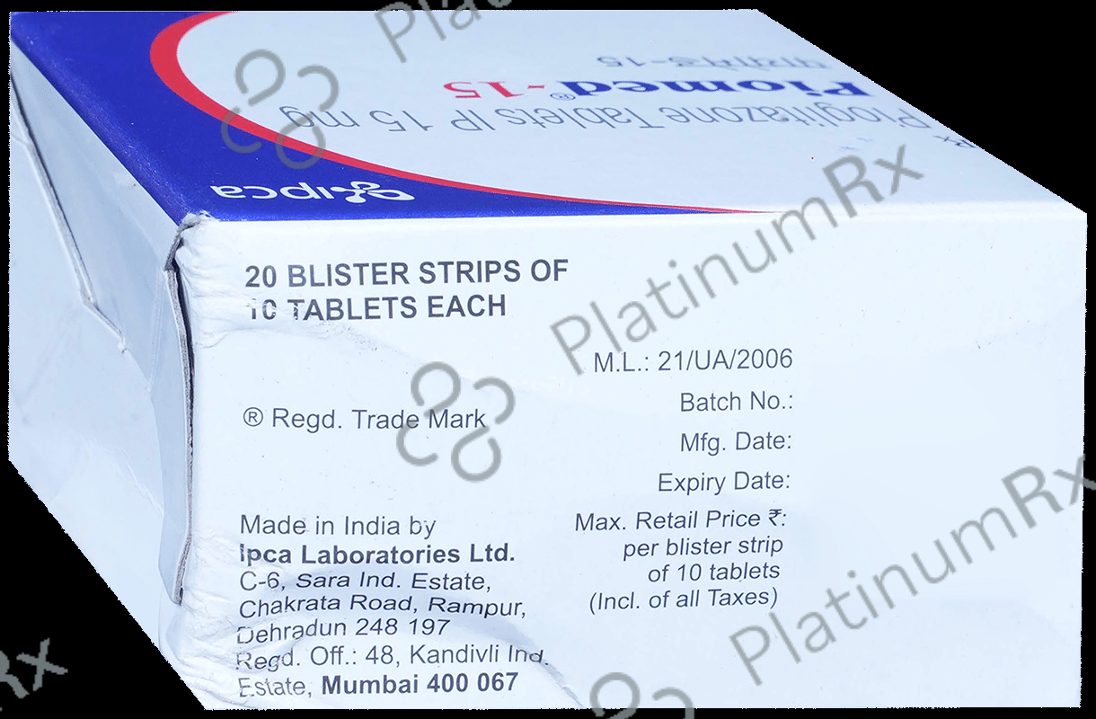 Piomed 15mg Tablet 10s