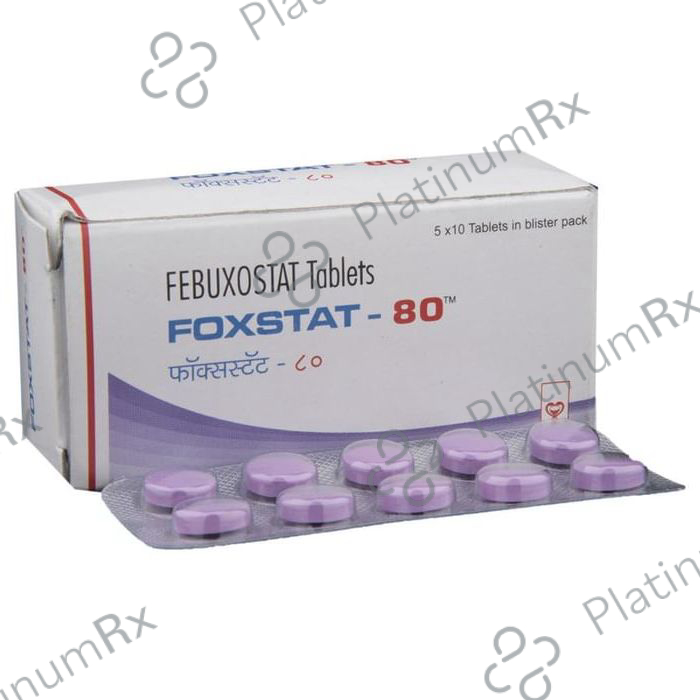 Foxstat 80mg Tablet 10s