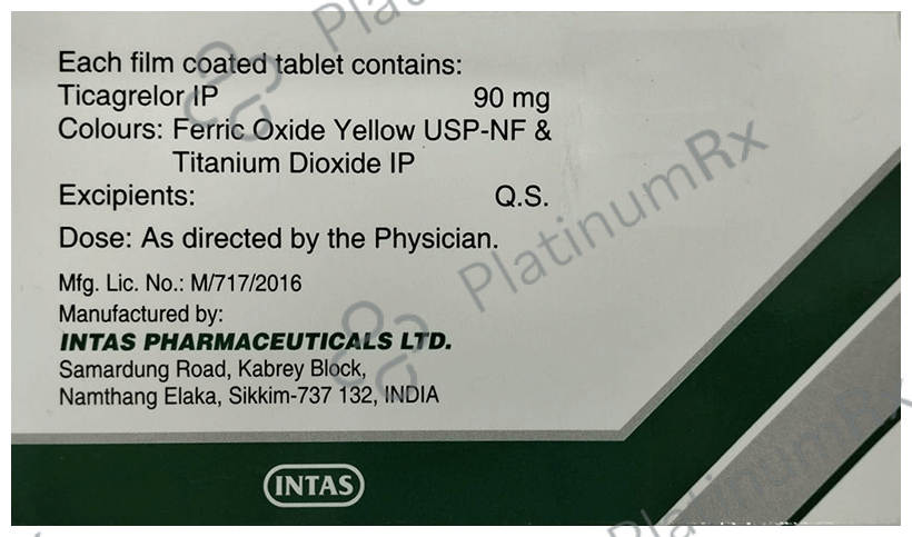 Ticastro 90mg Tablet 10s
