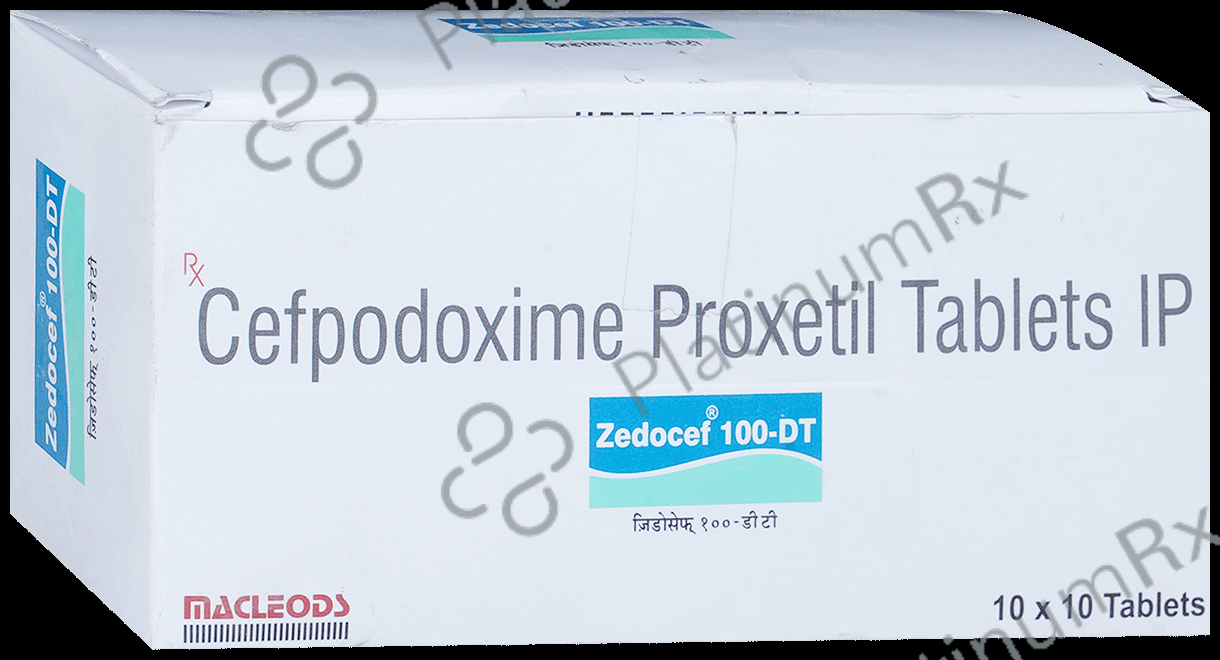 Zedocef 100mg Tablet DT 10s