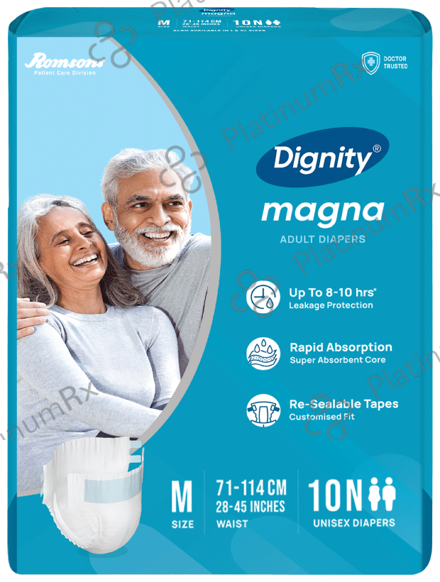 Dignity Magna Adult Diaper (10 Each) Medium 3 Packs