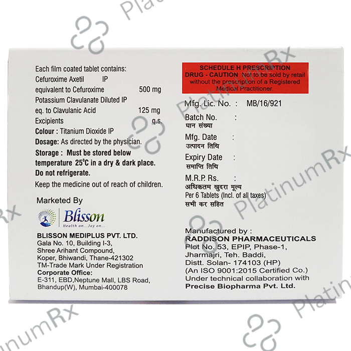 Cefbliss CV Tablet