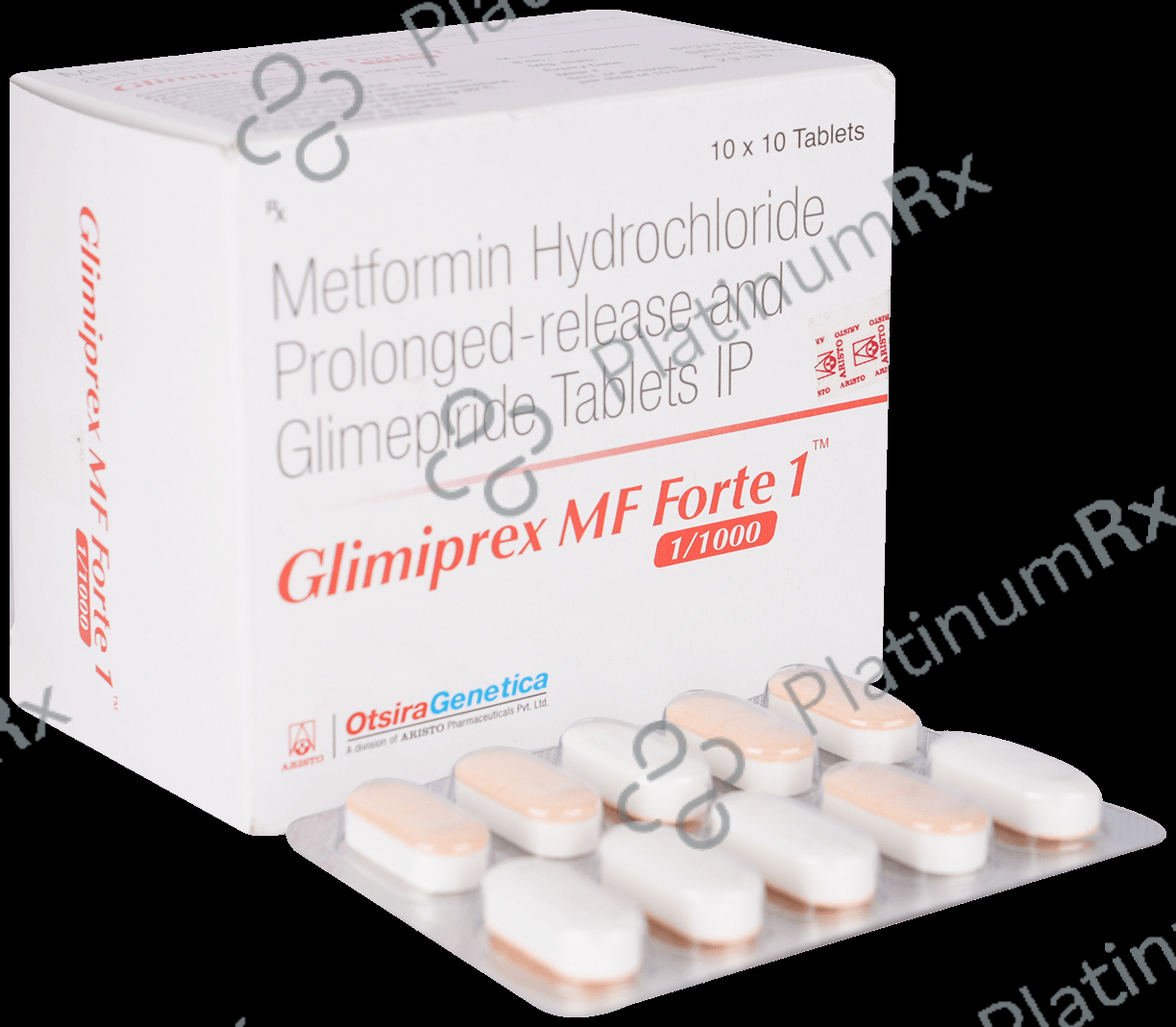 Glimiprex MF Forte 1/1000mg PR Tablet 10s