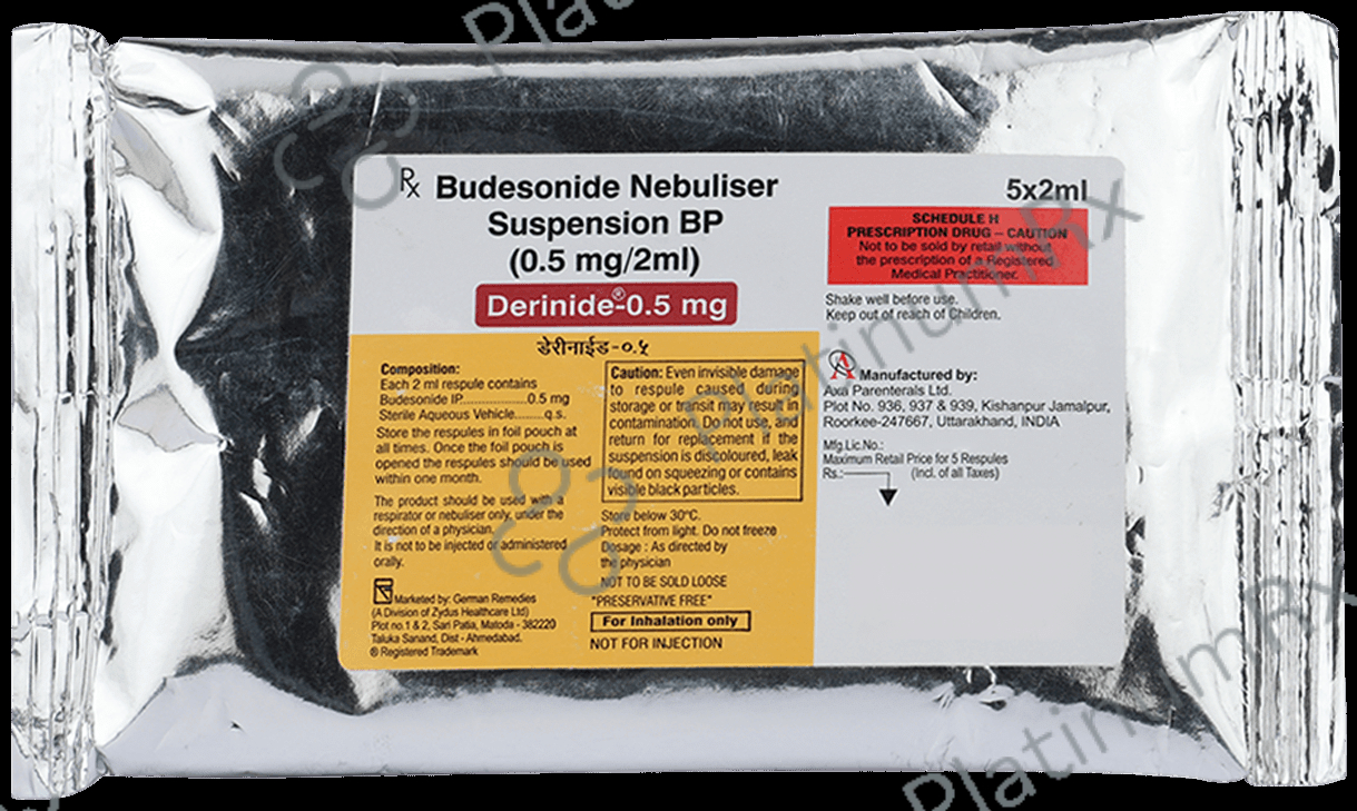 Derinide 0.5mg 2ml Respule 5s