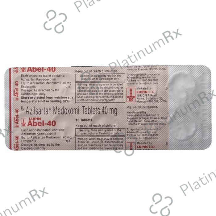 Abel 40mg Tablet 10s
