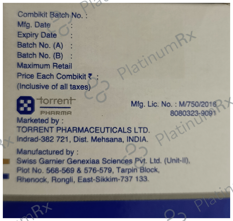 Tide E 10/25mg Tablet Combikit 10s
