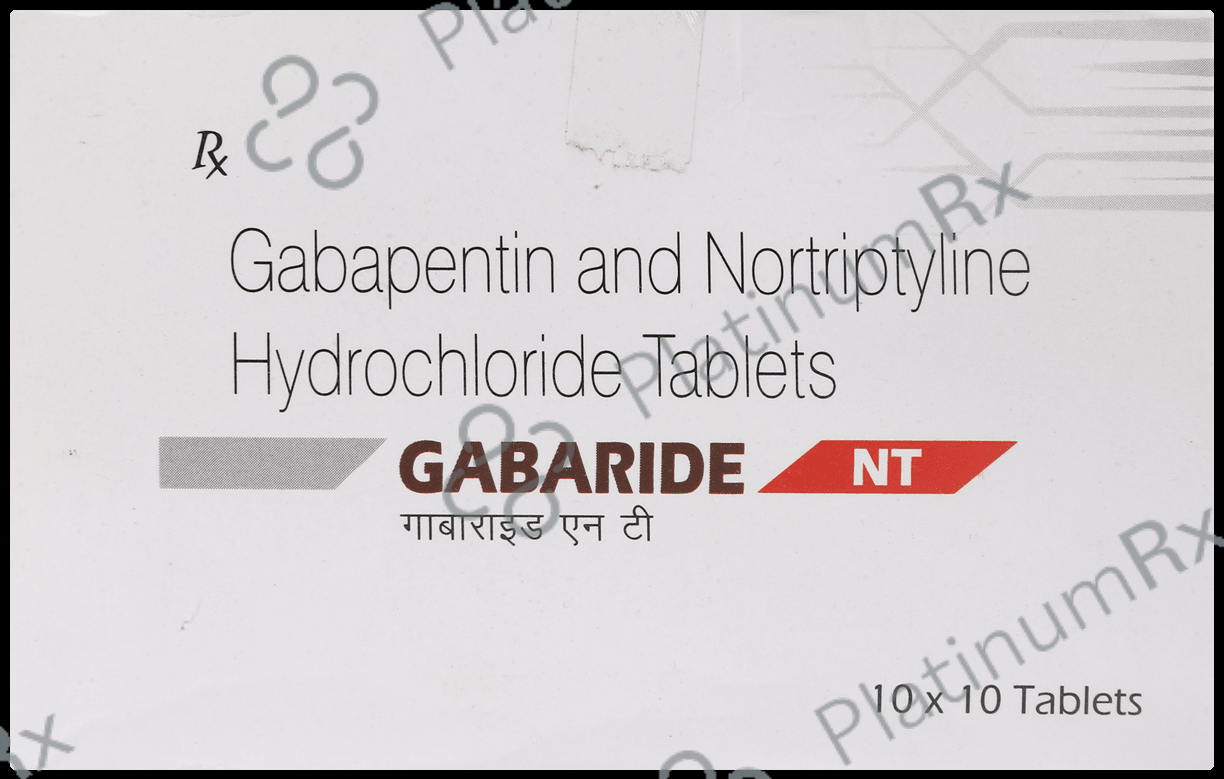 Gabaride NT 400 mg/10 mg Tablet