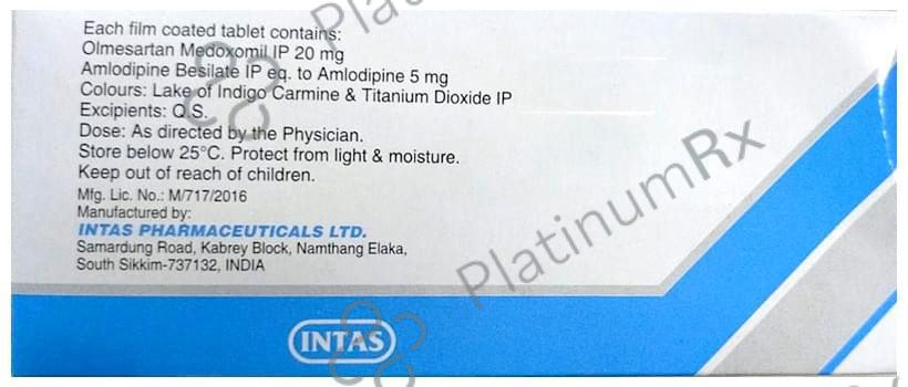 Olmark A 5/40mg Tablet 10s
