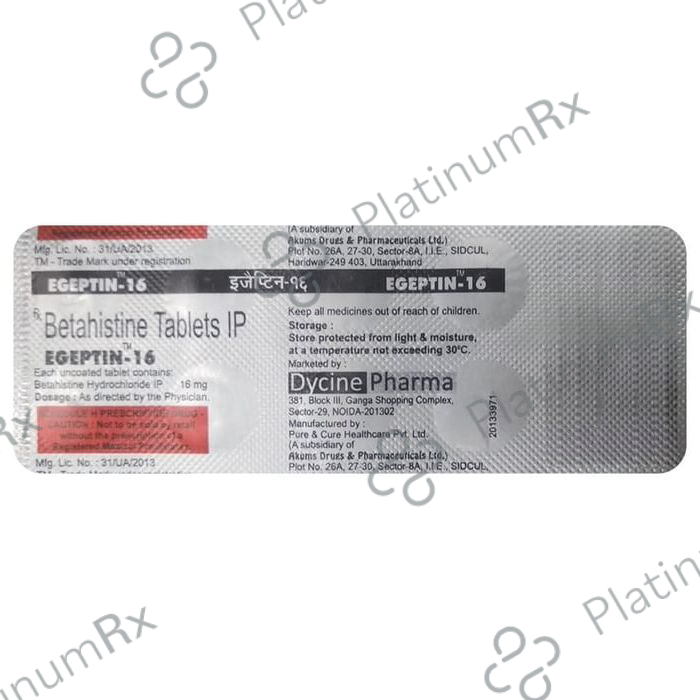 Egeptin 16mg Tablet