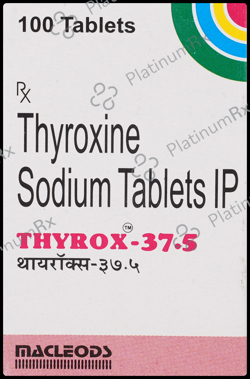 Thyrox 37.5mcg Tablet 100 tablets