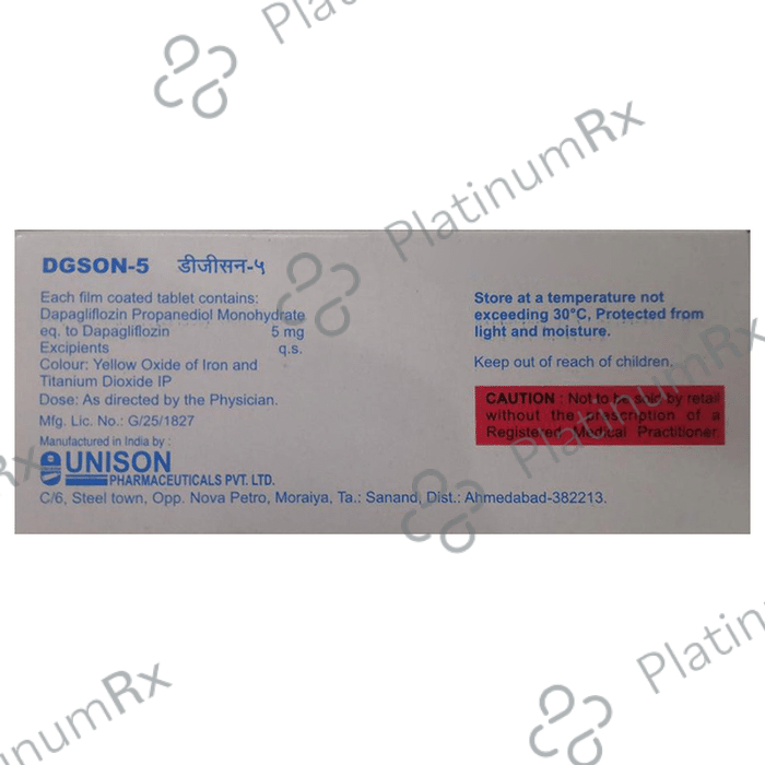 Dgson 5mg Tablet 10s