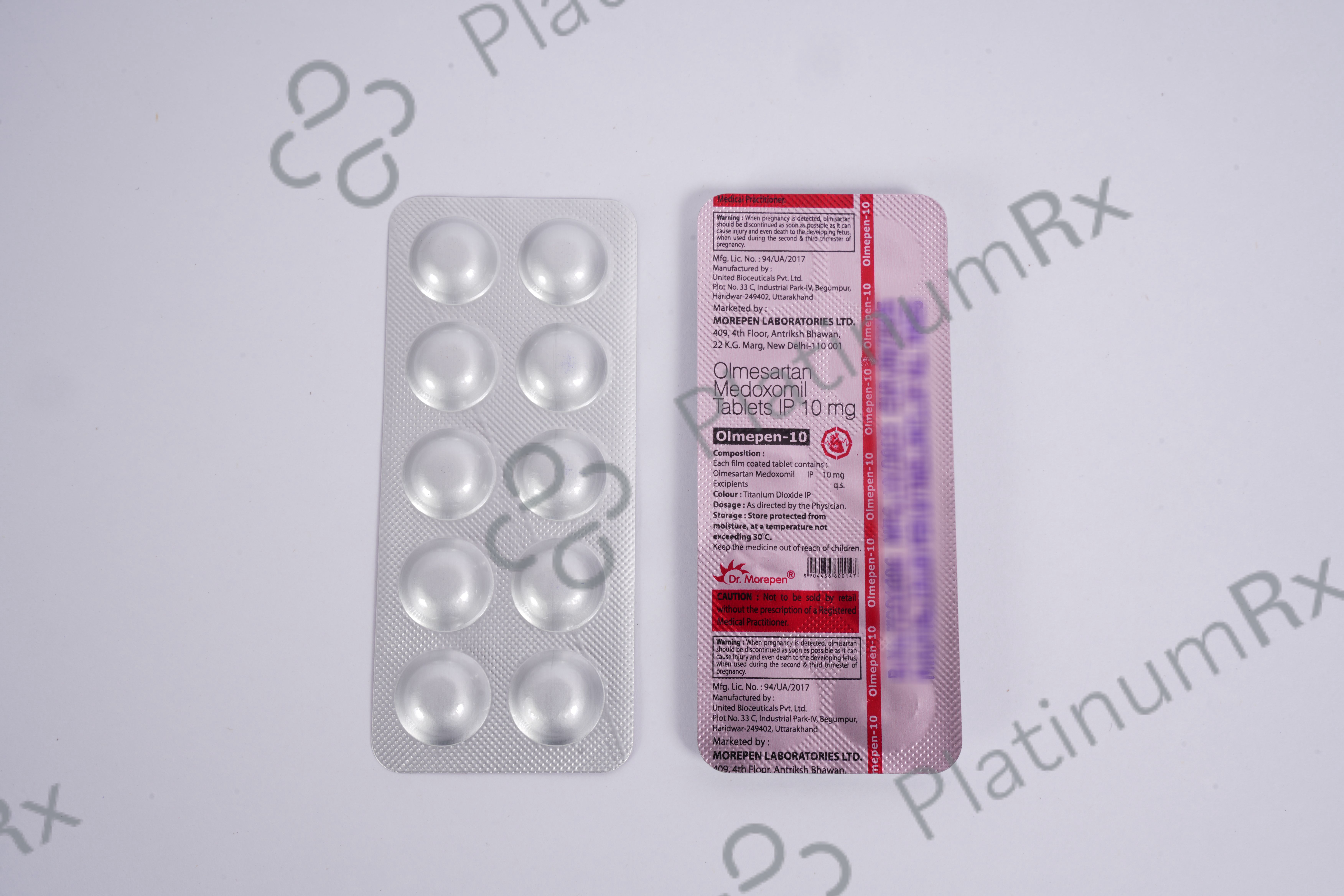 Olmepen 10mg Tablet 10s