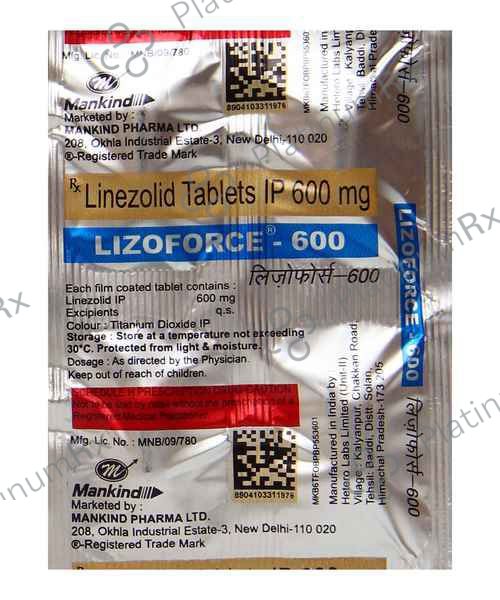 Lizoforce 600mg Tablet 10s