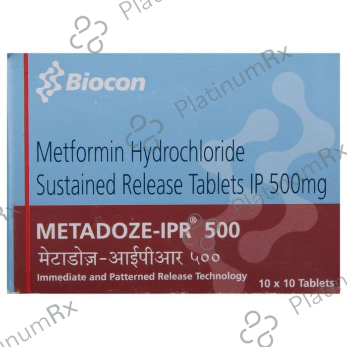 Metadoze IPR SR 500mg Tablet 10s