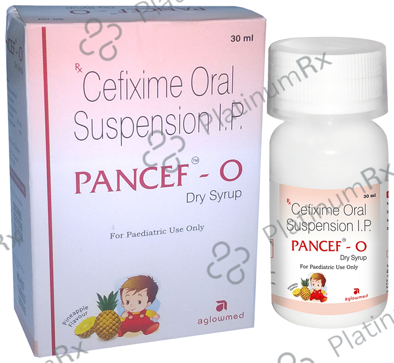 Pancef-O Dry Syrup Pineapple