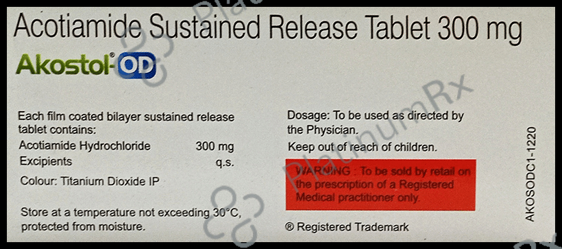 Akostol-OD Tablet SR