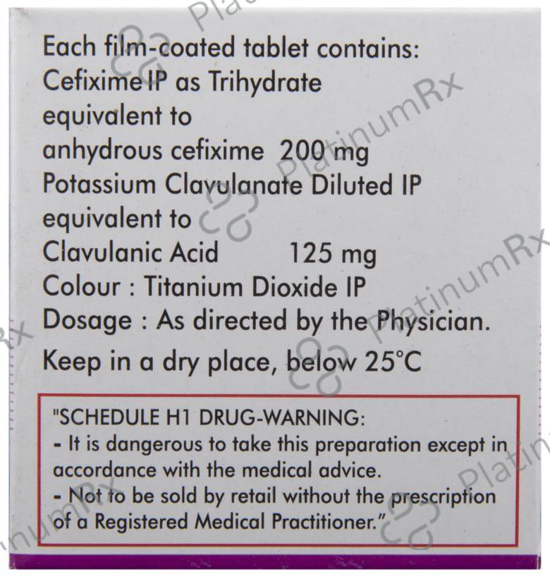 Gramocef CV 200/125mg Tablet 10s