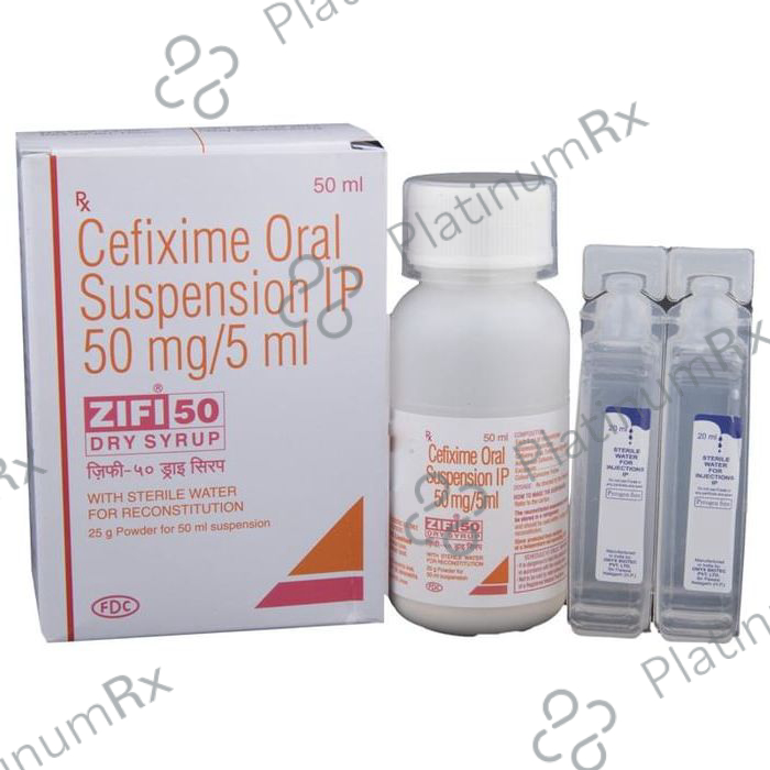Zifi 50 Dry Syrup 50 Oral Suspension