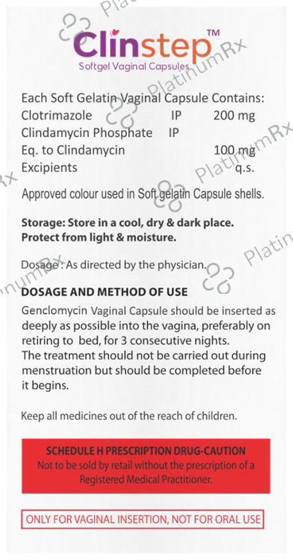 Clinstep Softgel Vaginal Capsule