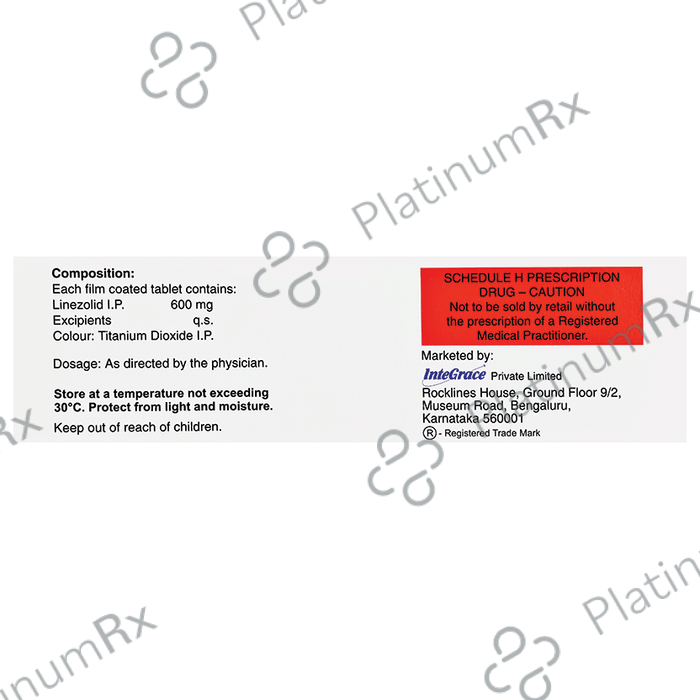 Lizolid 600mg Tablet 10s
