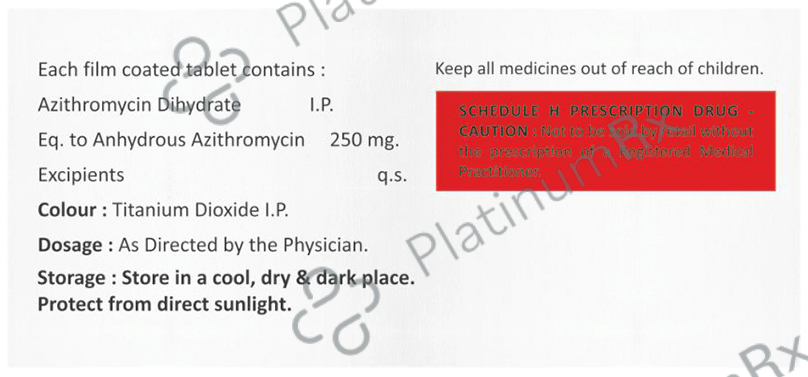 Zithrovil 250 Tablet