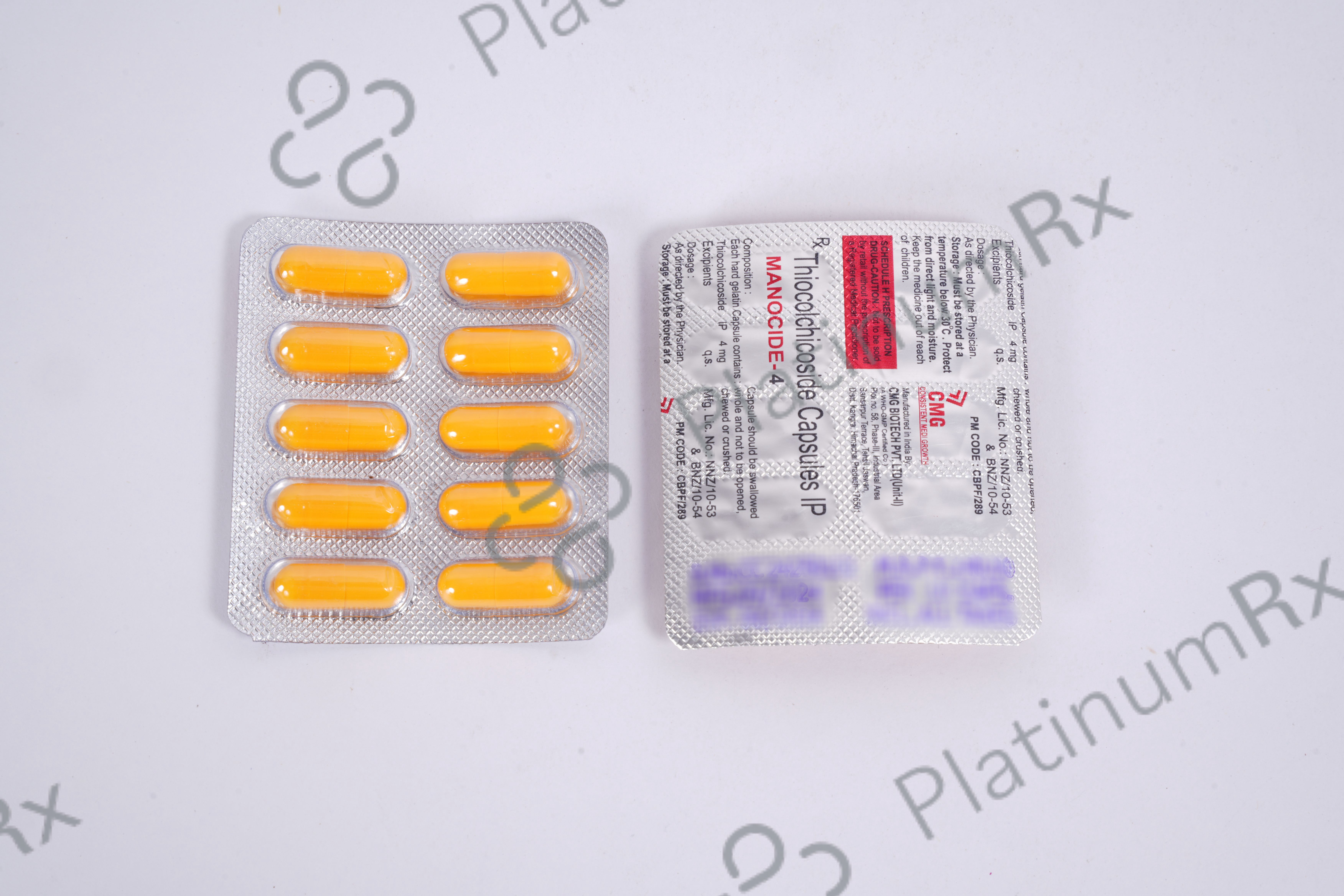 Manocide 4mg Capsule 10s