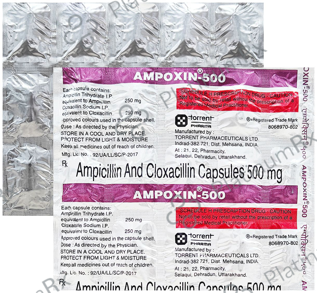 Ampoxin 500mg Capsule 15s