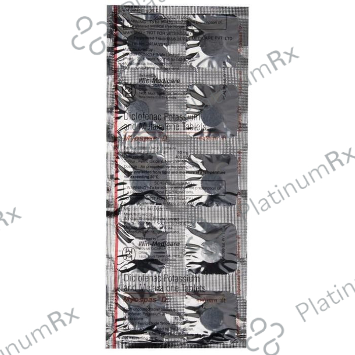 Myospas D 50/400mg Tablet 10s