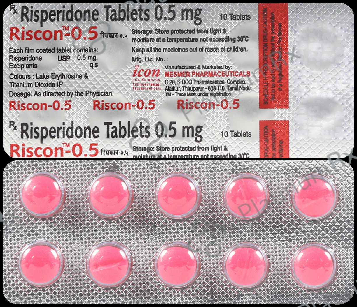 Riscon 0.5mg Tablet 10s