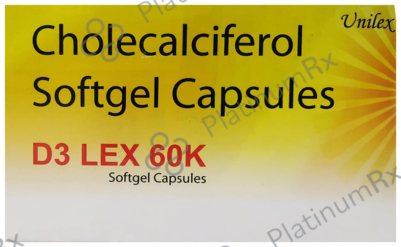 D3 Lex 60K Softgel Capsule