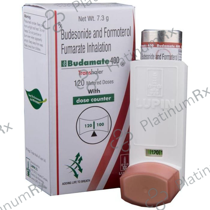 Budamate 400/6mcg Transhaler 120MDI