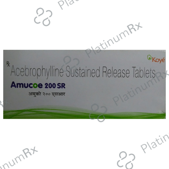 Amucoe 200mg SR Tablet 10s