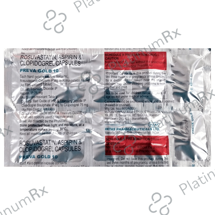Preva Gold 10 Capsule 10 capsules