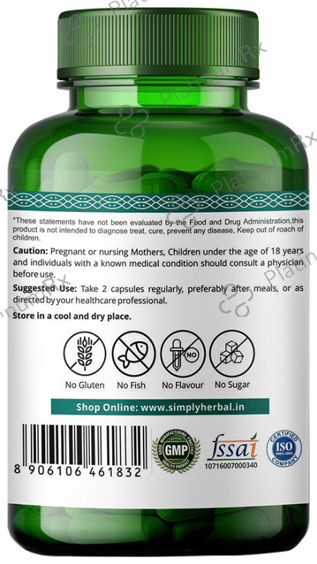 Simply Herbal Plant Based Vitamin B12 Capsule