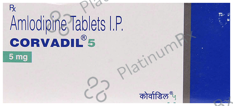 Corvadil 5mg Tablet 10s