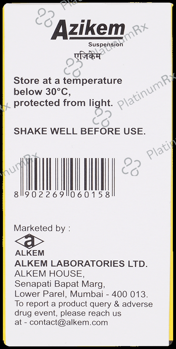 Azikem 100mg/5ml Oral Suspension