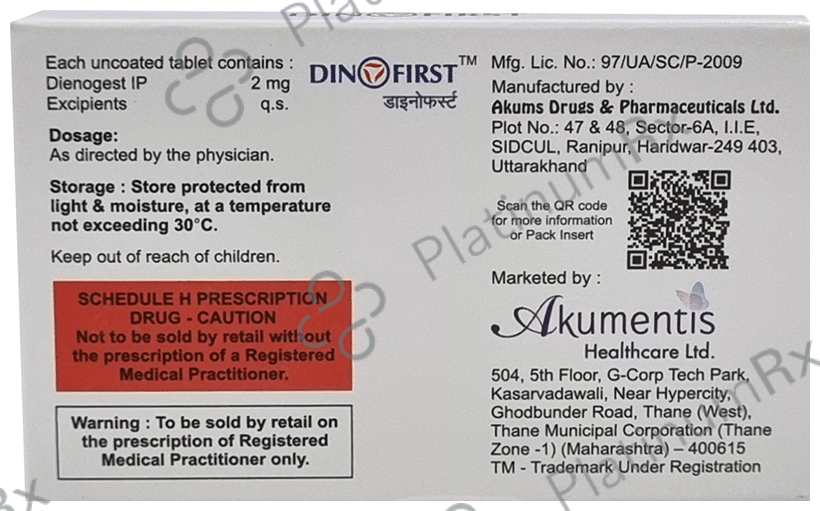 Dinofirst 2mg Tablet 15s