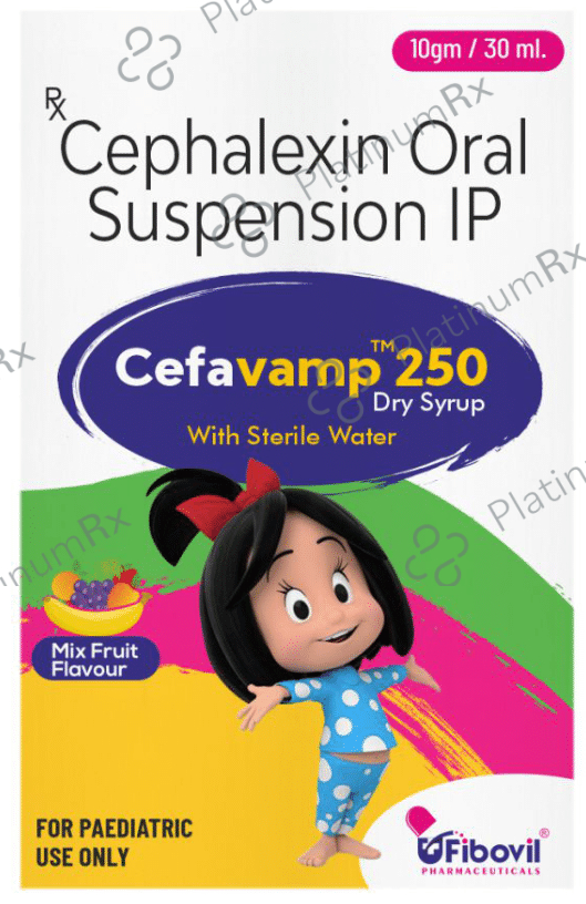 Cefavamp 250 Dry Syrup Mix Fruit