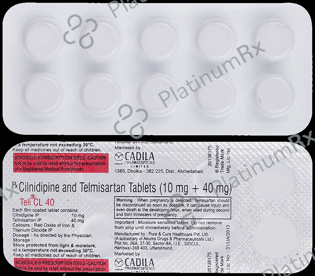 Teli CL 10/40mg Tablet 10s