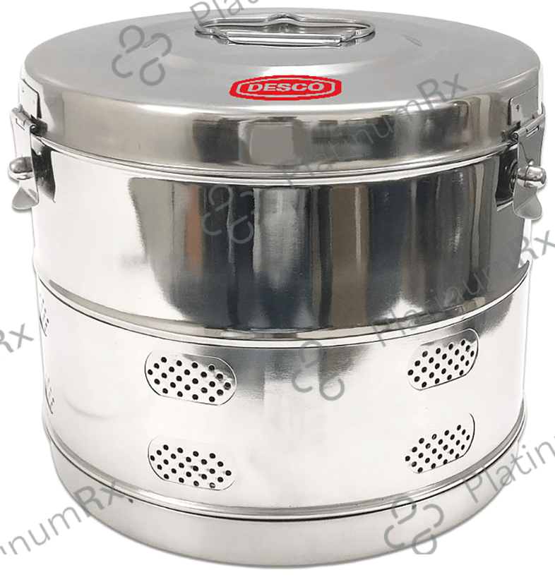 DESCO Dressing Drum Jointed Stainless Steel 202 Grade 9x9 inch