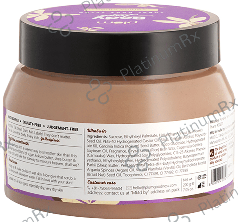 Plum Body Lovin Body Sugar Vanilla Vibes Scrub