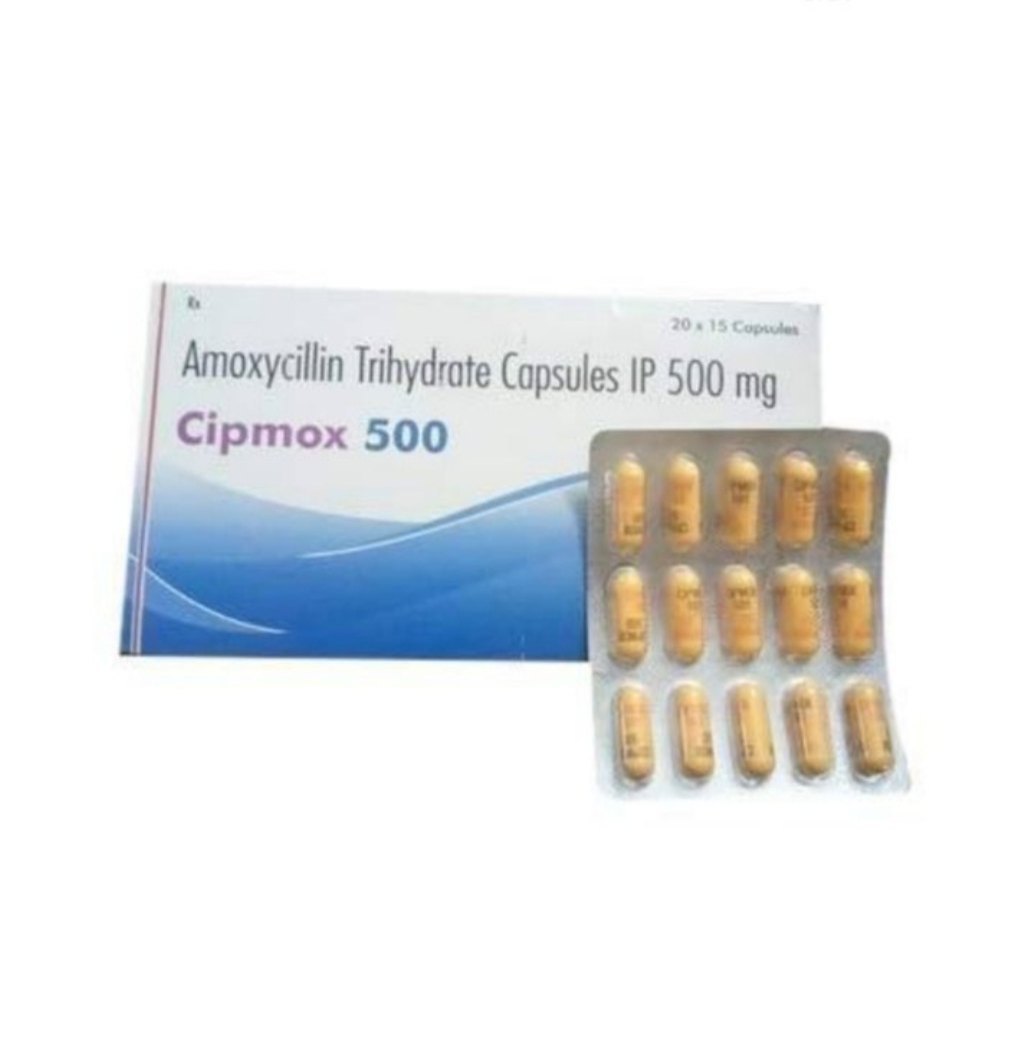 Cipmox 500mg (Yellow) Cap 15s