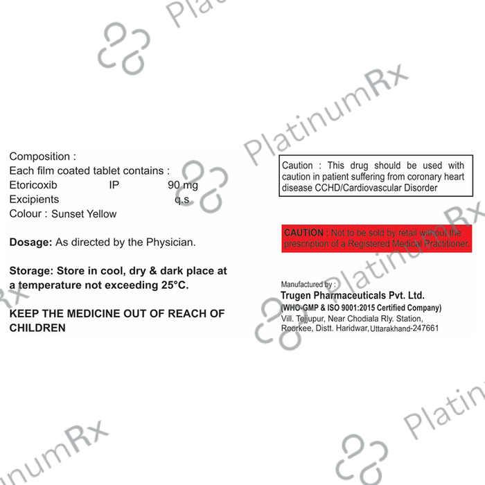 Eroxia 90 Tablet 10 Tablet Mabril Health Pvt