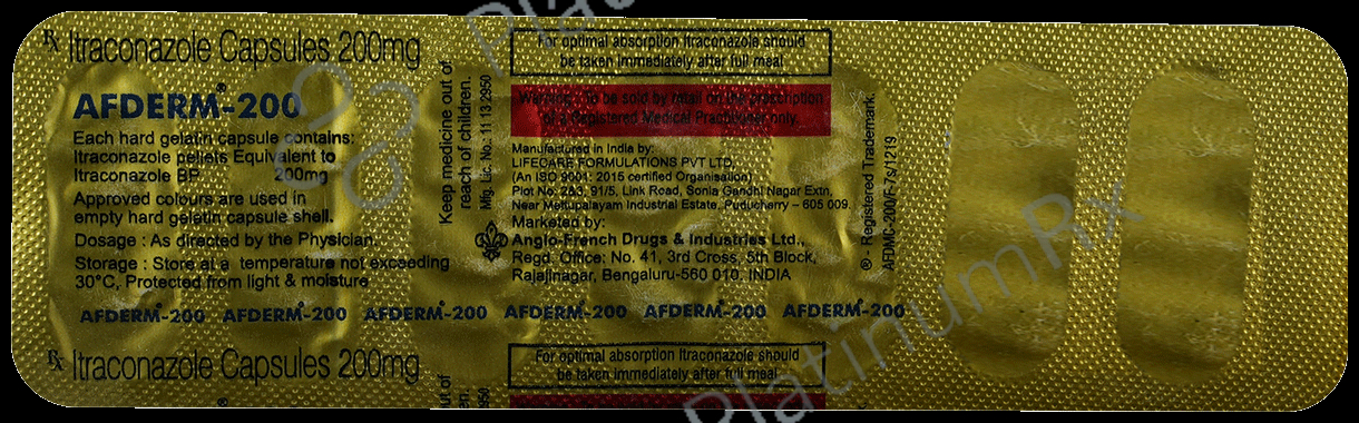 Afderm 200 Capsule 7 Capsule