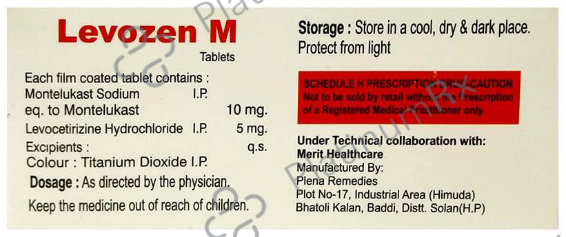Levozen M Tablet