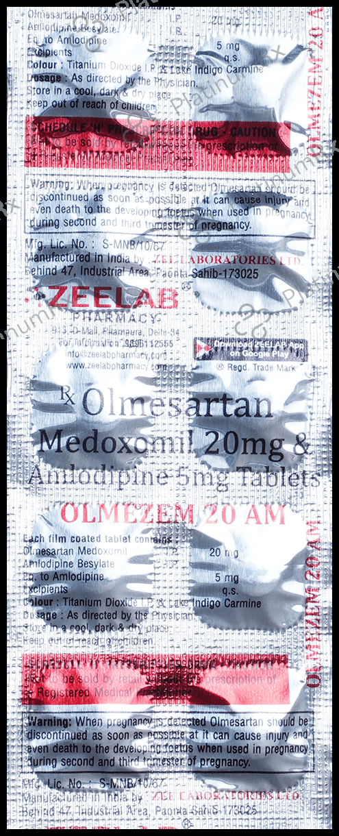 Olmezem 20 AM Tablet