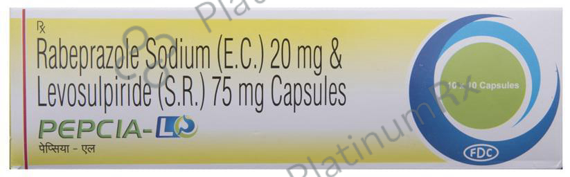 Pepcia L 75/20mg Capsule SR 10s