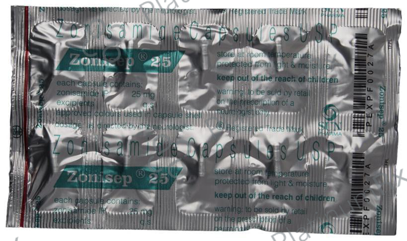 Zonisep 25mg Capsule 10s